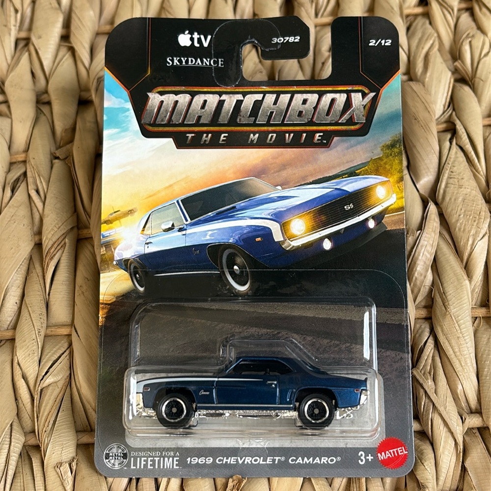 Matchbox The Movie 1969 Chevrolet Camaro Blue Chevy 1960s 69 Muscle Car 2026 🆕